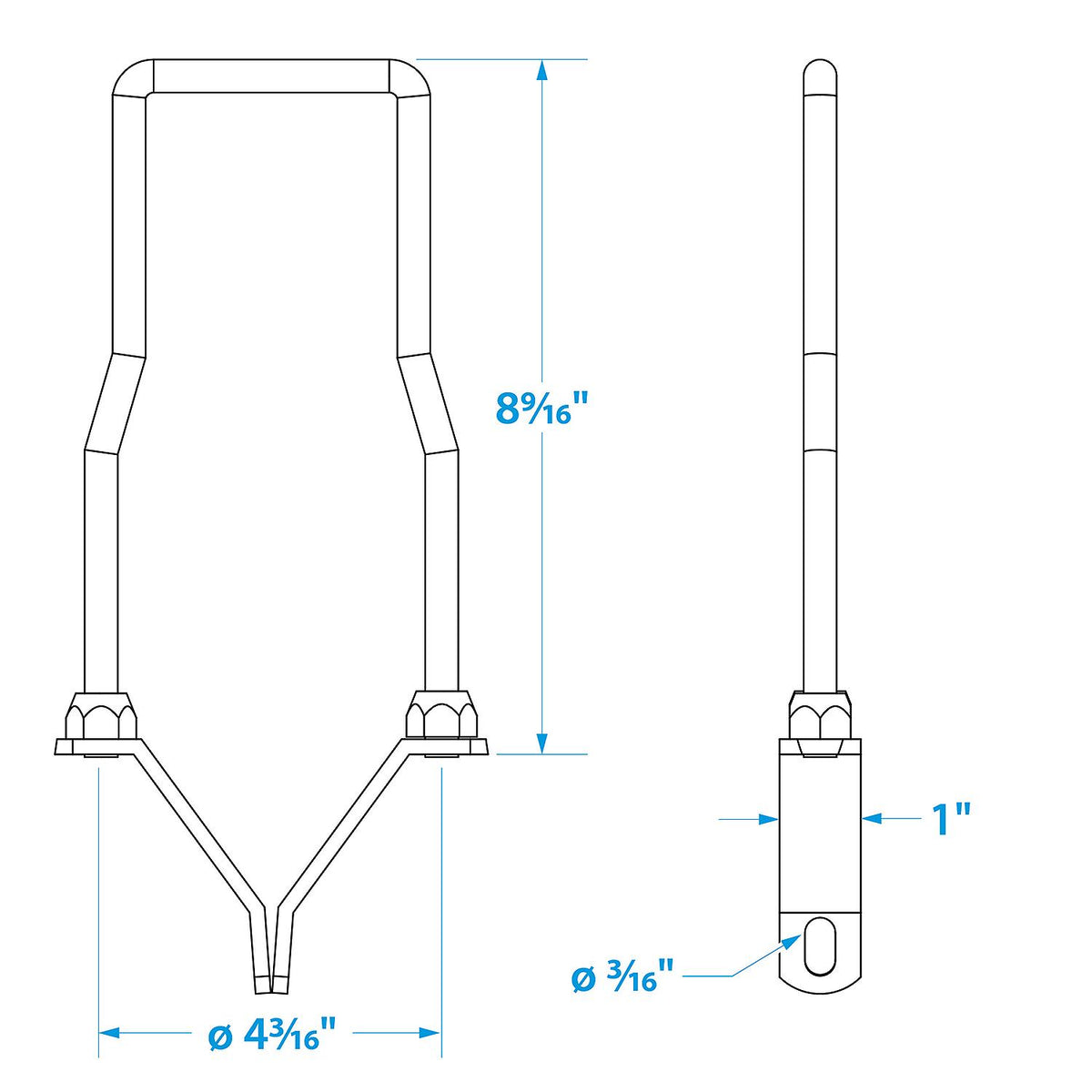 Seachoice Lockable Spare Tire Carrier for Boat Trailer -Modern Boat Sales & Service
