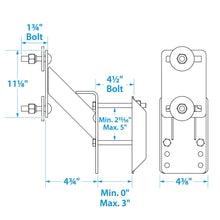 Seachoice Side Mount Spare Tire Carrier for Boat Trailer Default Title -Modern Boat Sales & Service