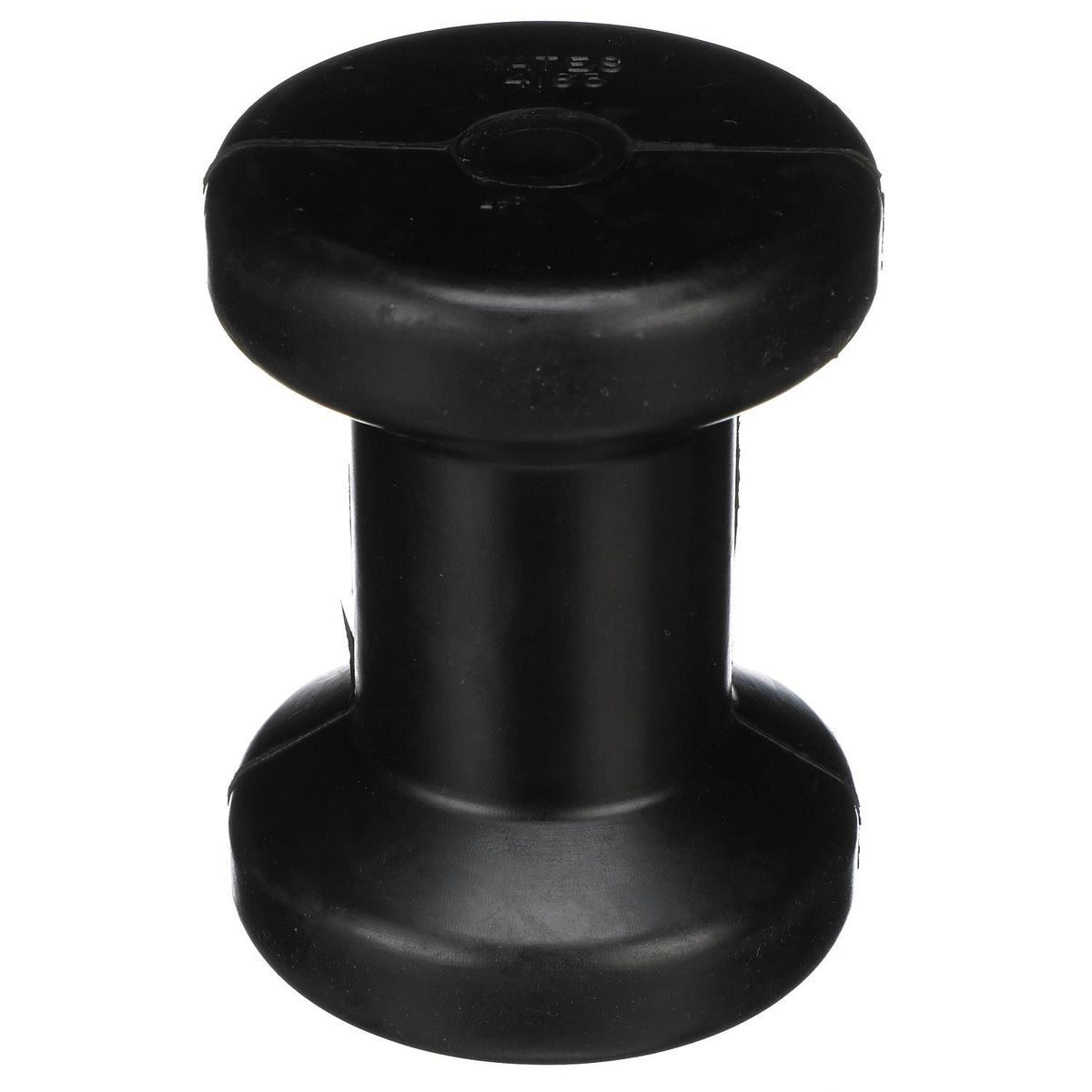 Seachoice Molded Spool Roller w/ Plastic Sleeve, Black Rubber, 4 In. Wide, 1/2 In. ID Hole Default Title -Modern Boat Sales & Service