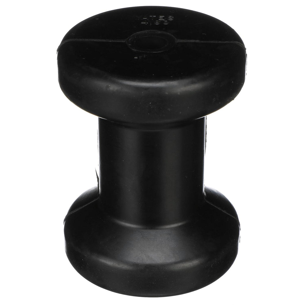 Seachoice Molded Spool Roller w/ Plastic Sleeve, Black Rubber, 4 In. Wide, 1/2 In. ID Hole Default Title -Modern Boat Sales & Service