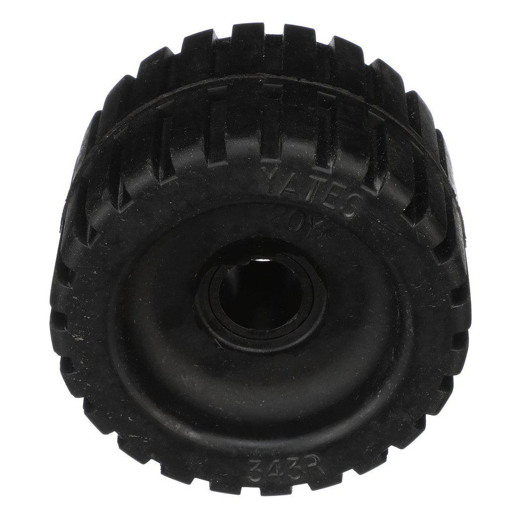 Seachoice Molded Ribbed Wobble Roller, Black, Boat Trailer, 3 In. X 7/8 In. Default Title -Modern Boat Sales & Service
