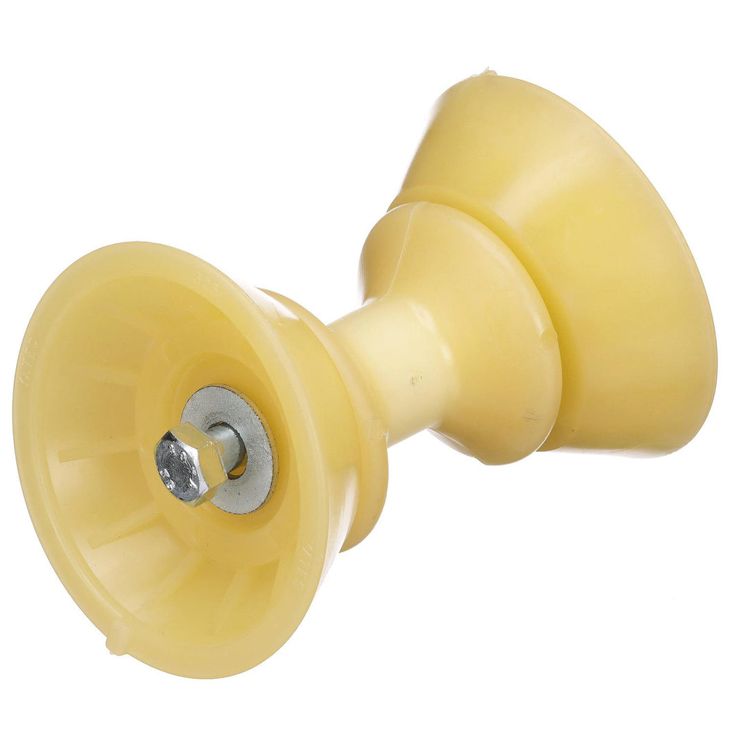 Seachoice Bow Roller w/ Bells, 3 In., TPR, Gold Default Title -Modern Boat Sales & Service