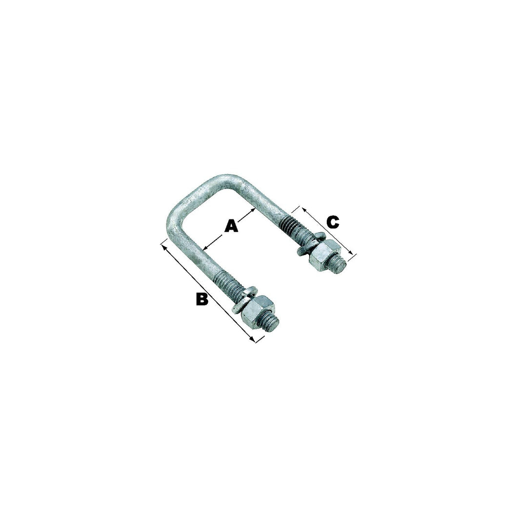 Seachoice 57201 Sq U-Bolt-1 9/16X3 9/16 -Modern Boat Sales & Service