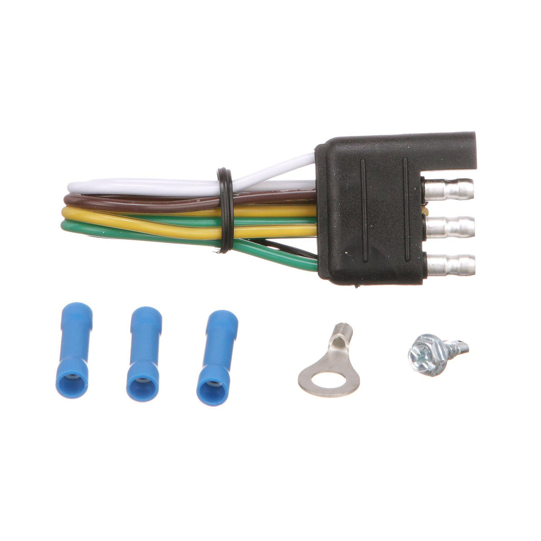 Seachoice 4-Way Flat Connector, Trailer Side, 12 in. Lead, 7.5 Max. Amp Load Default Title -Modern Boat Sales & Service