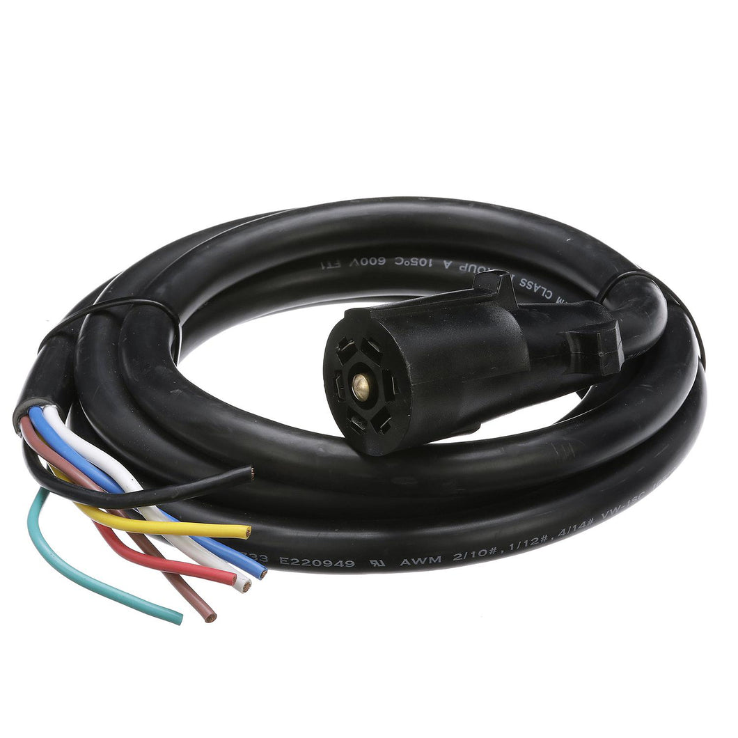 Seachoice 58111 Trailer Molded Connector, 7 Way, 8 Ft. Default Title -Modern Boat Sales & Service