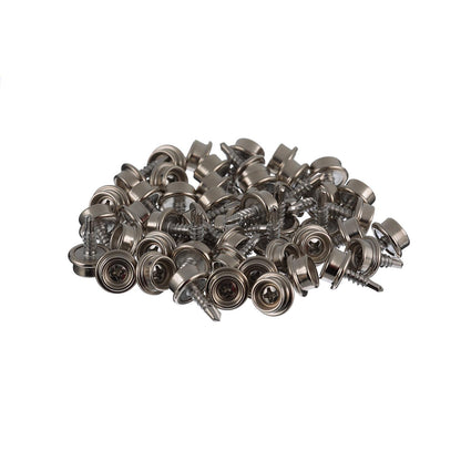 Seachoice Button Stud w/ Self Drilling 8 In. X 1/2 In. Stainless Steel Screw, Pack of 50 Default Title -Modern Boat Sales & Service