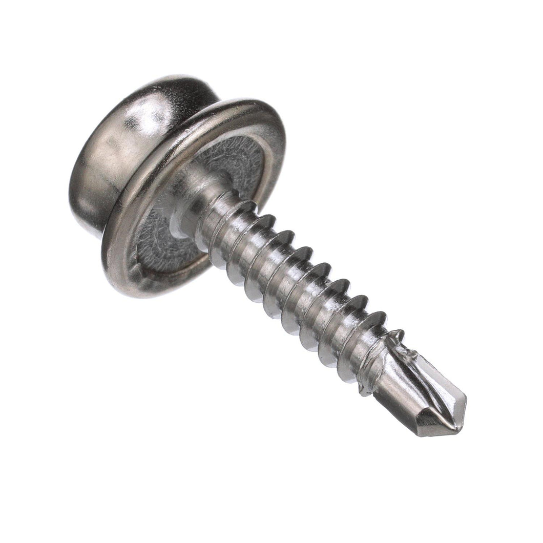 Seachoice Button Stud w/ Self Drilling 8 In. X 3/4 In. Stainless Steel Screw, Pack of 50 Default Title -Modern Boat Sales & Service