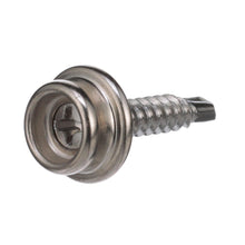 Seachoice Button Stud w/ Self Drilling 8 In. X 3/4 In. Stainless Steel Screw, Pack of 50 -Modern Boat Sales & Service
