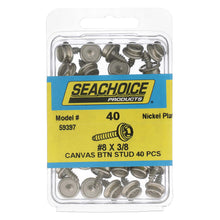 Seachoice Button Stud, #8 X 3/8 In. Stainless Steel Screw, Pack of 50 Default Title -Modern Boat Sales & Service