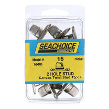 Seachoice Twist Studs w/ 2-Hole Screw Base, Pack of 15 -Modern Boat Sales & Service