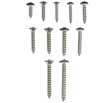 Seachoice Stainless Steel Tapping Screw Kit, 72 Piece -Modern Boat Sales & Service