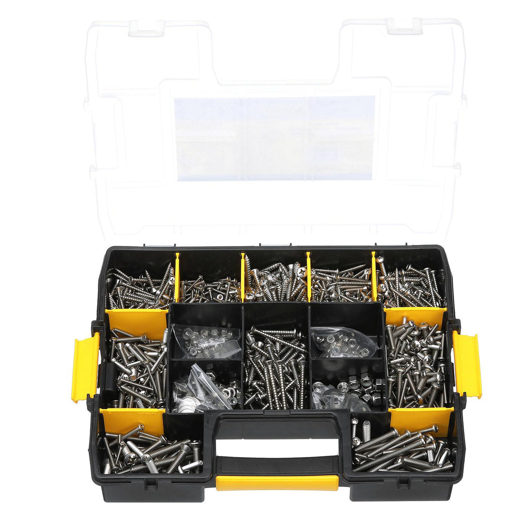 Seachoice Stainless Steel Tapping and Machine Screw Kit, 1,008 Piece Default Title -Modern Boat Sales & Service