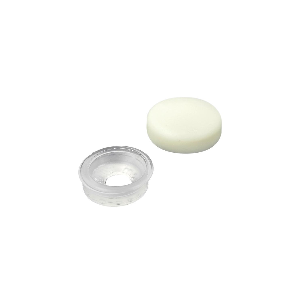 Seachoice Screw Caps, Cream, Fits #10 & #12 -Modern Boat Sales & Service