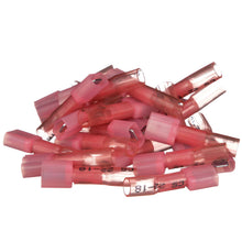 Seachoice Heat Shrink Insulated Disconnect, Marine Grade Heat-Shrinkable Male Disconnect Terminals, Red, Pack of 25, 22-18 Wire Range -Modern Boat Sales & Service