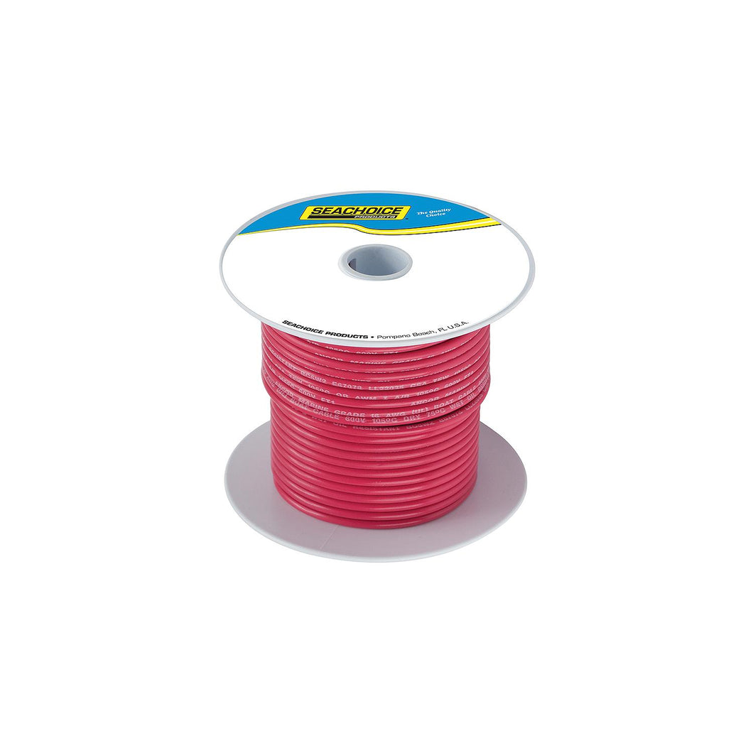 Seachoice 63106 Tinned Copper Marine Wire, 14 AWG, Red, 250' -Modern Boat Sales & Service