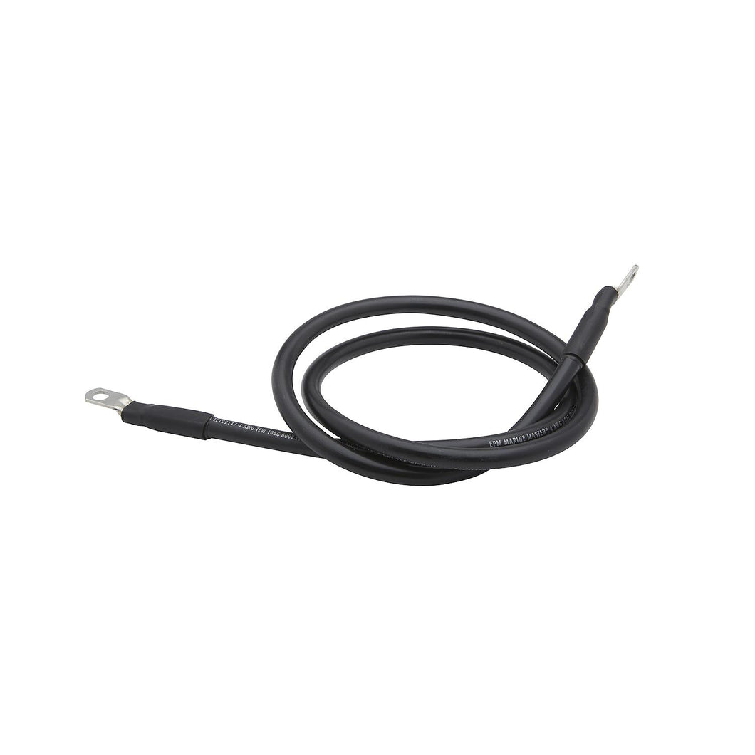 Seachoice 63024 4 AWG Marine Grade Cable, Black, 6 Ft. Default Title -Modern Boat Sales & Service
