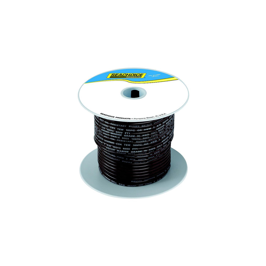 Seachoice 63073 Tinned Copper Marine Wire, 10 AWG, Brown, 100' -Modern Boat Sales & Service