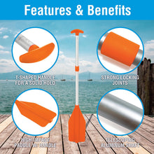 Seachoice 71100 Telescoping Paddle, Adjusts 20-45 In., Bright Signal Orange Color Default Title -Modern Boat Sales & Service