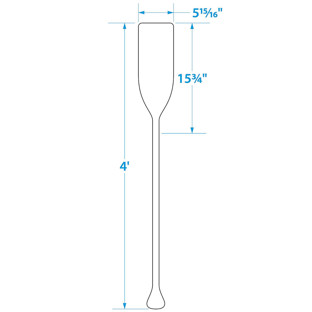 Seachoice 71143 4 Ft. Wood Paddle, New Zealand Pine Construction, 15-3/4 In. X 5-7/8 In. Blade, Wide Top Hand Grip, Clear Finish Default Title -Modern Boat Sales & Service