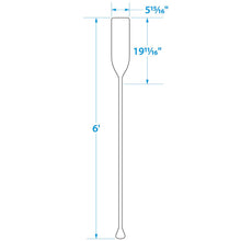 Seachoice 71148 6 Ft. Wood Paddle, New Zealand Pine Construction, 19-11/16 In. X 5-7/8 In. Blade, Wide Top Hand Grip, Clear Finish -Modern Boat Sales & Service