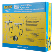 Seachoice 71181 Deluxe Universal Swim Platform w/ Side Mount Telescoping Ladder, 2 Step Ladder, 300 Lb. Capacity -Modern Boat Sales & Service