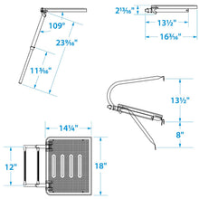 Seachoice Universal Swim Platform w/ Telescoping Ladder, Stainless Steel Tubing, 2 Step, 300 Lb. Capacity -Modern Boat Sales & Service