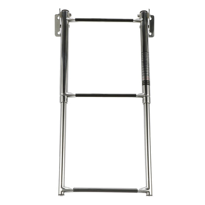 Seachoice Telescoping Transom Mount Ladder, Stainless Steel, 3 Steps, 300 Lb. Capacity Default Title -Modern Boat Sales & Service