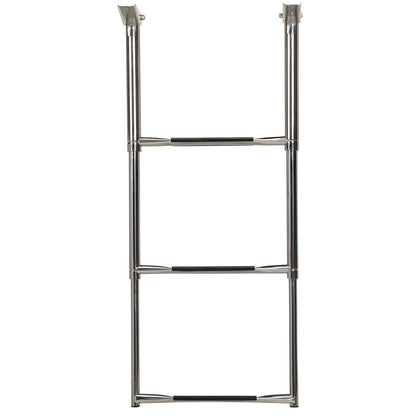 Seachoice 71301 Top Mount Telescoping Ladder for Universal Swim Platform, Stainless Steel Tubing, 3 Step, Ladder Only Default Title -Modern Boat Sales & Service
