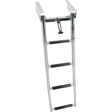 Seachoice 71307 Under Platform Telescoping Slide Mount Ladder, Steps: 4 -Modern Boat Sales & Service