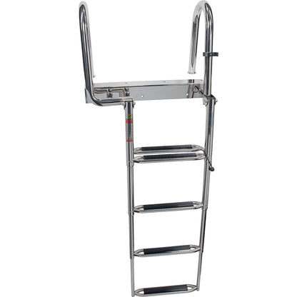 Seachoice 71308 Premium Telescoping Pontoon Boat Ladder, Steps: 4 -Modern Boat Sales & Service