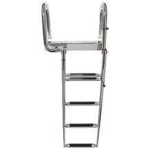 Seachoice 71308 Premium Telescoping Pontoon Boat Ladder, Steps: 4 Default Title -Modern Boat Sales & Service