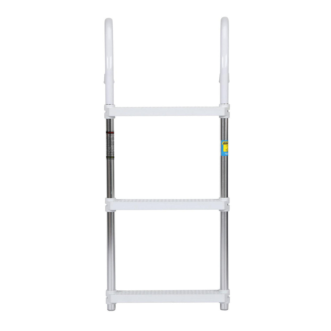 Seachoice Aluminum Boarding Ladder, 3 Steps, 15 in. Wide X 36 in. Tall Default Title -Modern Boat Sales & Service