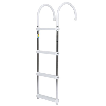 Seachoice Aluminum Boarding Ladder, 4 Steps, 15 in. Wide X 47 in. Tall Default Title -Modern Boat Sales & Service