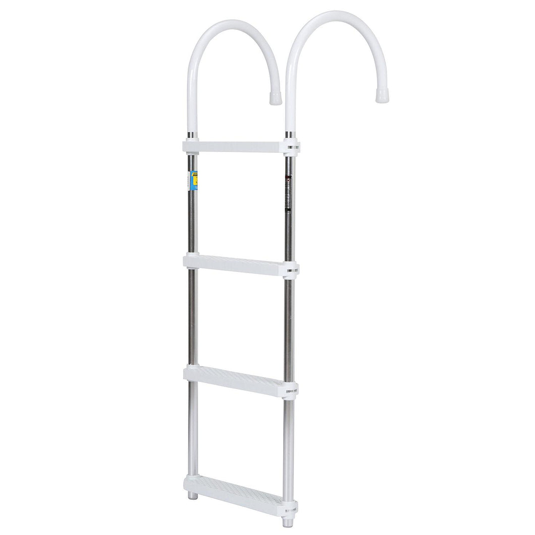 Seachoice Aluminum Boarding Ladder, 4 Steps, 15 in. Wide X 47 in. Tall Default Title -Modern Boat Sales & Service