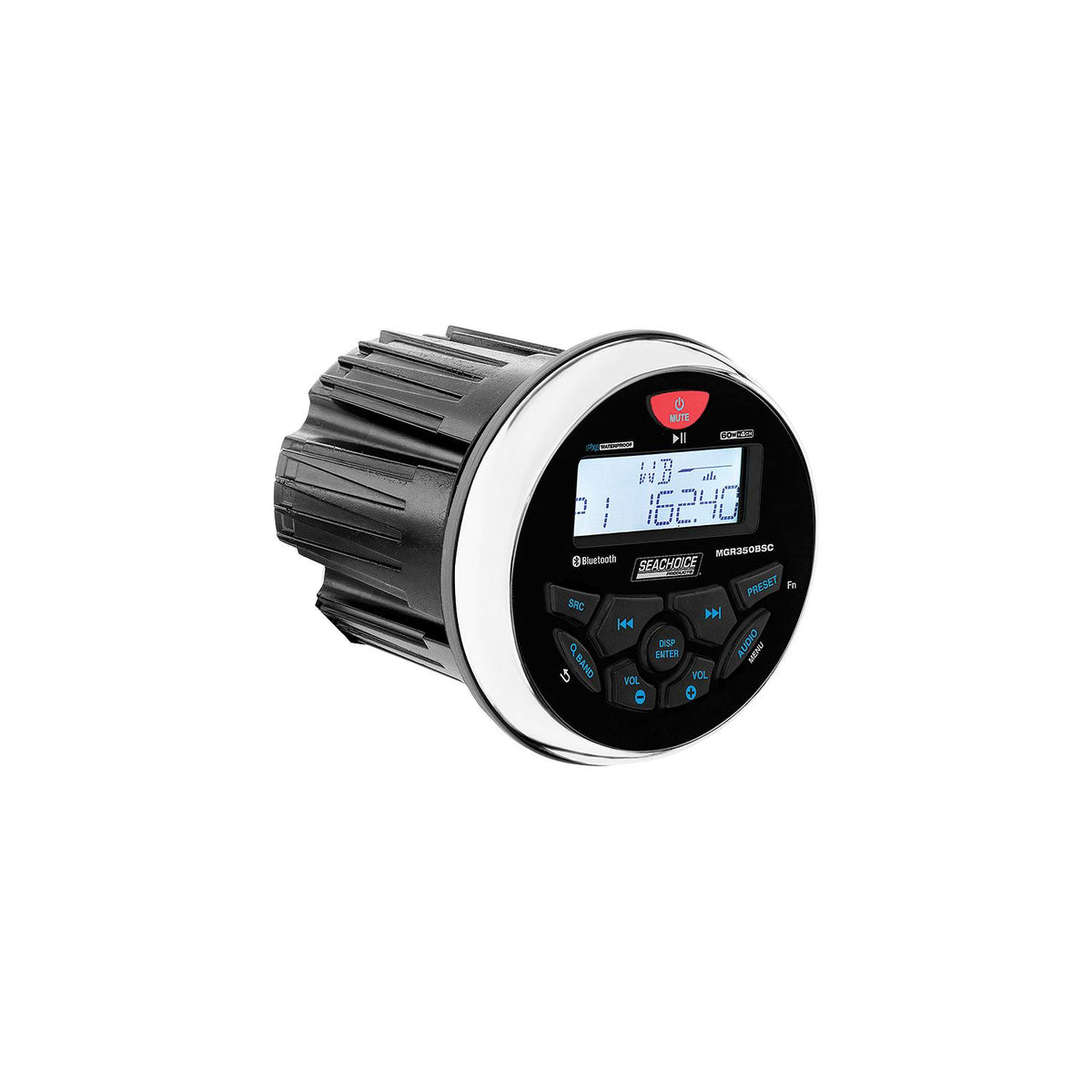 Seachoice Bluetooth in-Dash Marine Stereo, Round Gauge, Receiver Default Title -Modern Boat Sales & Service