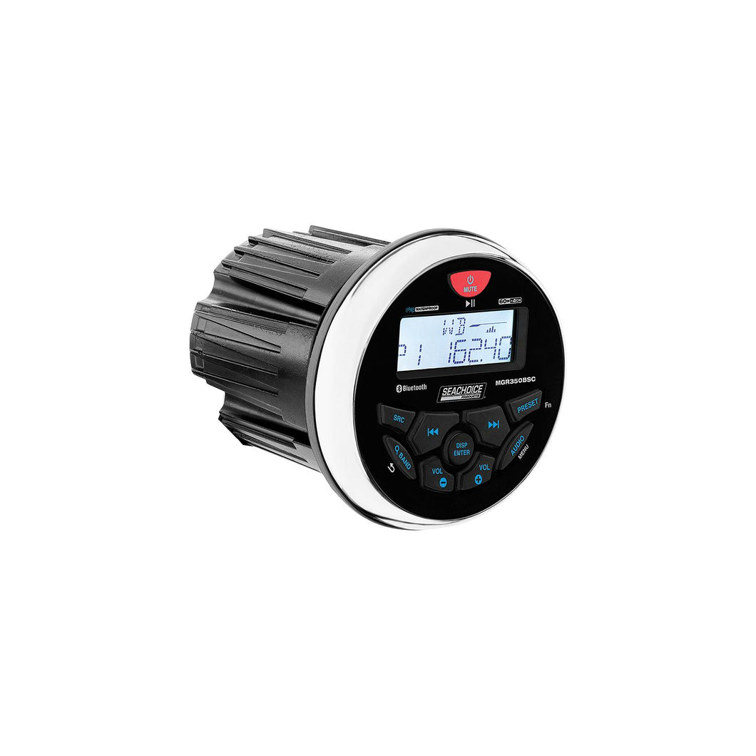 Seachoice Bluetooth in-Dash Marine Stereo, Round Gauge, Receiver Default Title -Modern Boat Sales & Service
