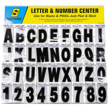Seachoice 74127 Letter & Number Display, 3" Premium Vinyl, Black Default Title -Modern Boat Sales & Service