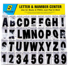 Seachoice 74127 Letter & Number Display, 3" Premium Vinyl, Black -Modern Boat Sales & Service