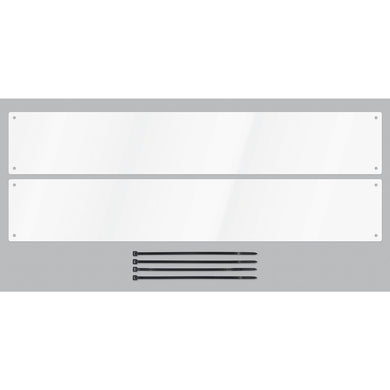 Seachoice 74213 Boat Registration Number Plates, White, 24