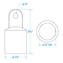 Seachoice External Eye End Cap for Bimini Top, Stainless Steel, 7/8 in. OD -Modern Boat Sales & Service