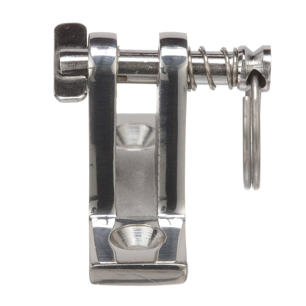 Seachoice 75941 Deck Hinge for Bimini Top, Removable Spring Loaded Pin, Stainless Steel Default Title -Modern Boat Sales & Service