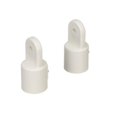 Seachoice Plastic External Eye Ends for Canopy Top, White, 7/8 in. OD, Pack of 2 Default Title -Modern Boat Sales & Service
