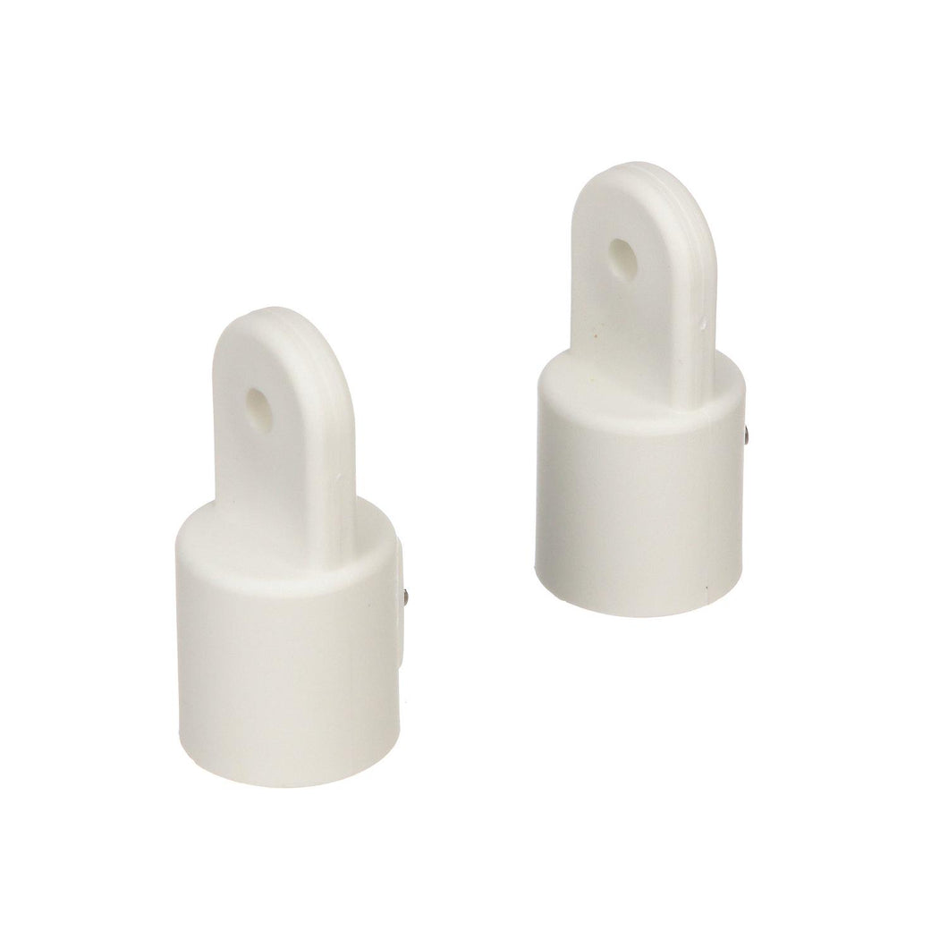 Seachoice Plastic External Eye Ends for Canopy Top, White, 7/8 in. OD, Pack of 2 Default Title -Modern Boat Sales & Service