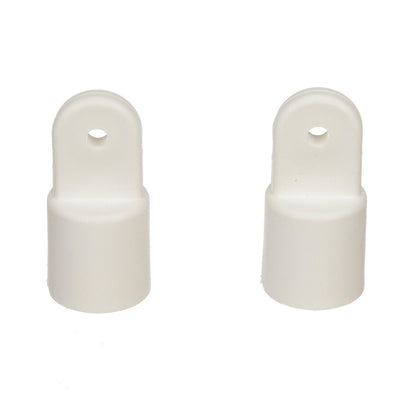 Seachoice Plastic External Eye Ends for Canopy Top, White, 7/8 in. OD, Pack of 2 -Modern Boat Sales & Service