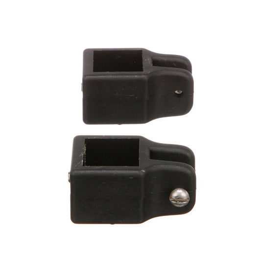 Seachoice Square Jaw Slide for 1 in. Square Tube Bimini Tops, Black Nylon, Pack of 2 -Modern Boat Sales & Service