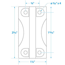 Seachoice Igloo Cooler Replacement Hinge, Plastic, Pack of 2 -Modern Boat Sales & Service