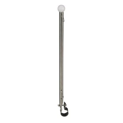 Seachoice Heavy Duty Flag Pole Clamp, Stainless Steel, 7/8 In. -Modern Boat Sales & Service