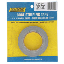 Seachoice Self-Adhesive Boat Striping Tape, 3 Mil Vinyl, 1/2 in. X 50 Ft., Black Default Title -Modern Boat Sales & Service