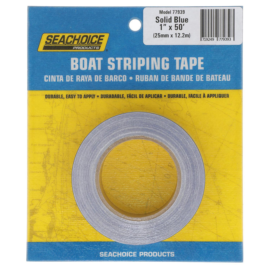Seachoice Self-Adhesive Boat Striping Tape, 3 Mil Vinyl, 1 in. X 50 Ft., Blue Default Title -Modern Boat Sales & Service