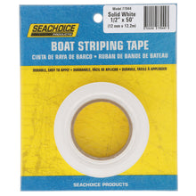 Seachoice Self-Adhesive Boat Striping Tape, 3 Mil Vinyl, 1/2 in. X 50 Ft., White -Modern Boat Sales & Service